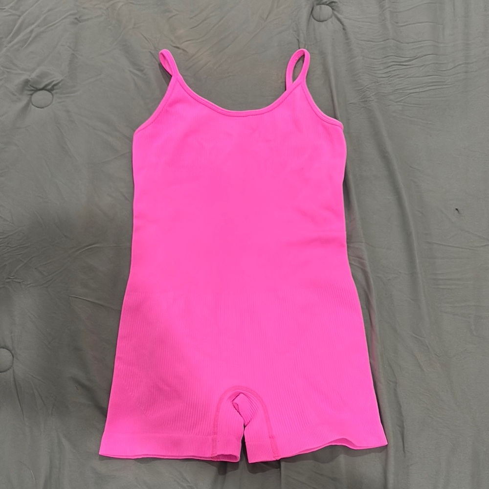 Pink Sleeveless Jumpsuit
